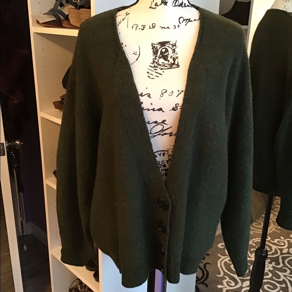 Stella McCartney Wool Cardigan Green 42 / 6